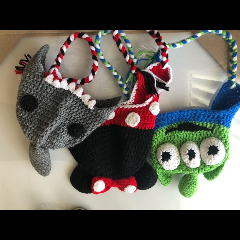 Crotchet beanies